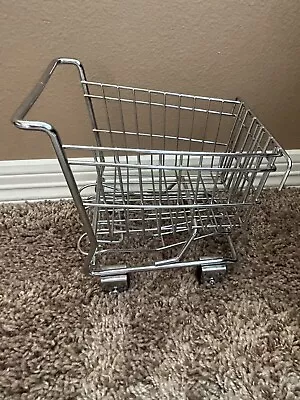 Small Metal Grocery Shopping Supermarket Cart Decorative 6  X 5  • $20