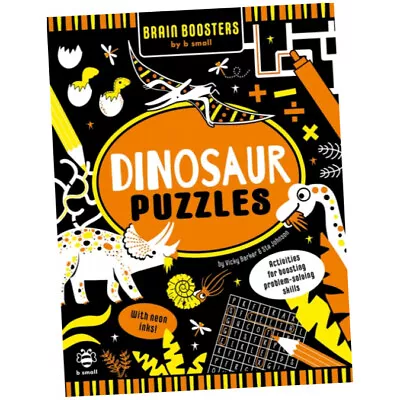 Dinosaur Puzzles - Vicky Barker (Paperback) - Activities For Boosting Problem... • £7.99