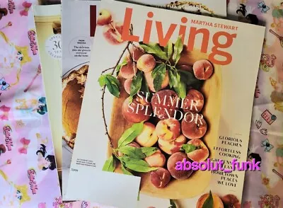 Martha Stewart Living Magazines Jul 2020-March 2021 Back Issues • $13.98