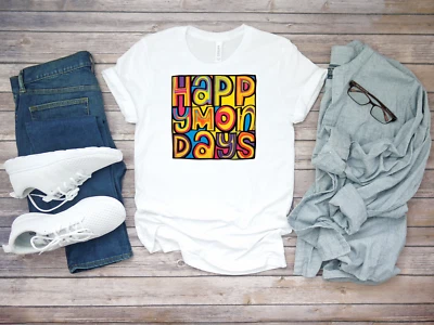 £9.50 • Buy Happy Mondays Indie Dance Madchester Rave Short Sleeve White Men T Shirt K060