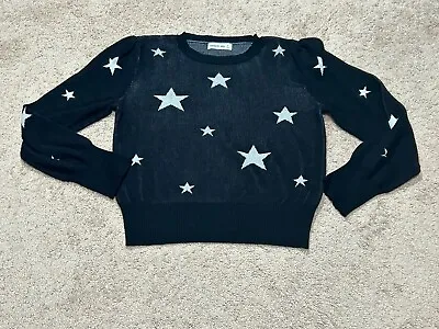 Society 212 Womens Sweater Size XL Multicolor Star Print Classic Casual Comfort • $14.99