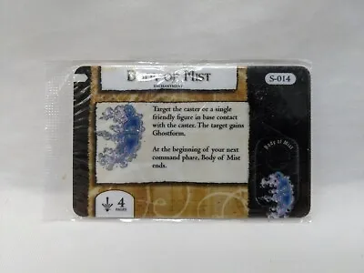 Mage Knight 2.0 Unpunched Body Of Mist Enchantment Card  • $9.99