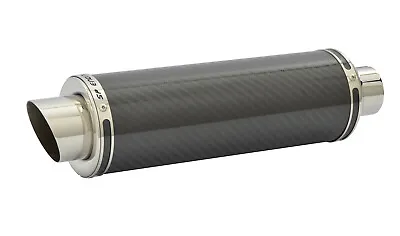 Slip On Exhaust SP Engineering Carbon Fibre Round Moto GP XLS 63mm / 2.5  • $261.47