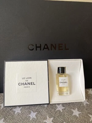 £44 • Buy Chanel Le Lion 4ml Perfume Les Exclusif With Black Chanel Drawstring Pouch New