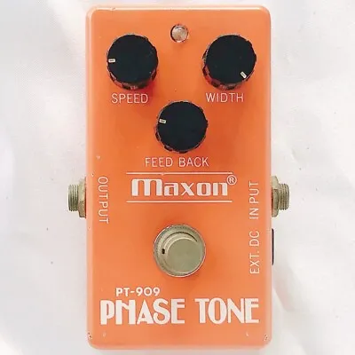 Maxon PT-909 Phase Tone 1970's Analog Phaser Vintage Guitar Pedal Made In Japan • $129.99