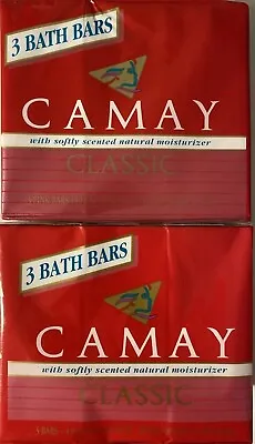 2-3pk Vintage Camay Soap Pink Classic Softly Scented Beauty Bar 6 Bars 4oz Per • £51.10