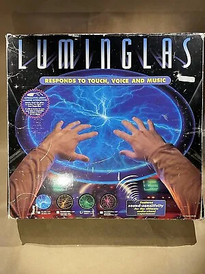 Borg Luminglas Green Touch Voice Music Interactive Plasma Light In Box READ • $254.15