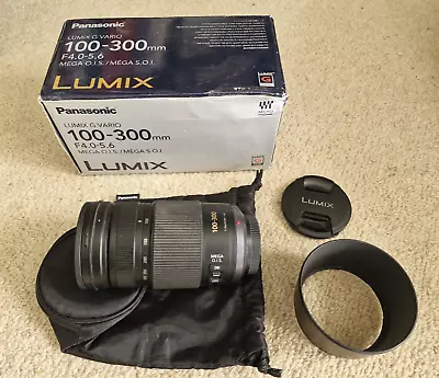 Panasonic Lumix G Vario 100-300mm F/4.0-5.6 Mega O.I.S Lens • $495