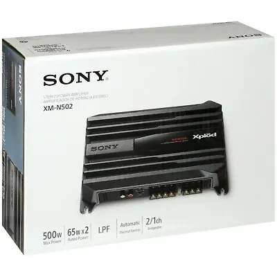 Sony Xplod External Add On Car Amp Model XM-N502 2 Channel 500 Watts Class AB  • £99.22