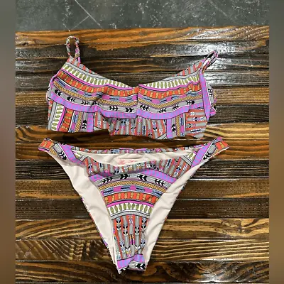 Mara Hoffman Geometric Multi Colored Bikini S/XS • $30