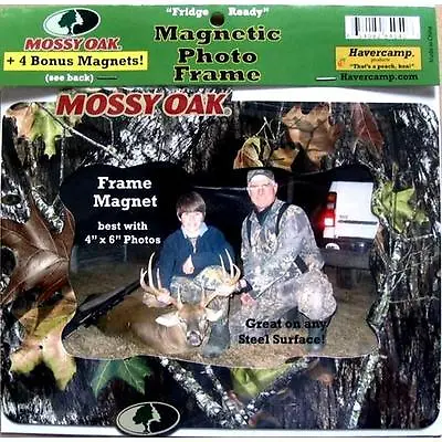 CAMO Mossy Oak Magnetic Photo Frame 4 X 6 In 100x150 MM Picture Fridge Magnet • $4.99