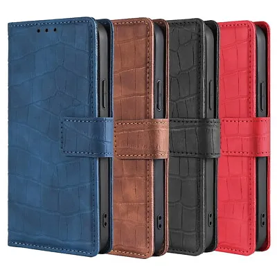 $12.09 • Buy Genuine Leather Case Luxury Flip Wallet Cover For Xiaomi Mi 5X 6 8 9 10 11 12