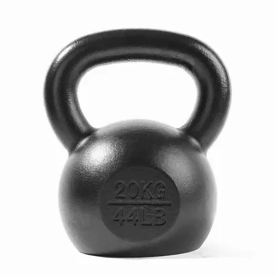 20kg Cast Iron Kettlebell Weight Exercise Strength Training Kettlebells Basics • $102.59