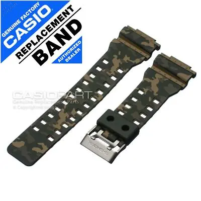 Casio Watch Band For G-Shock GA-100CM-5A GD-120CM-5 GA-110 Camouflage Camo Strap • $112.97
