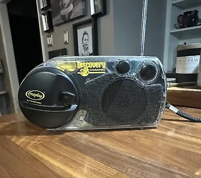 $39 • Buy Vintage 90’s Solar Free Play AM/FM Radio Discovery Channel   WORKS GREAT