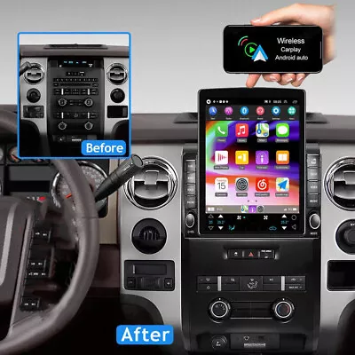 9.7 Android 12 Car Stereo Radio Apple Carplay Navi For Ford F150 F-150 2009-2014 • $203.56