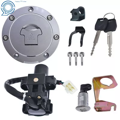 Ignition Switch Fuel Gas Cap Seat Lock Key Set For Honda VTR1000 VFR800 CBR600RR • $29.06