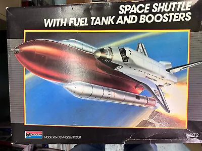 Monogram Model Kit 1:72 Scale Space Shuttle Discover With Fuel Tank And Boosters • $350