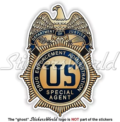 US Justice Department DRUG ENFORCEMENT ADMINISTRATION Badge DEA Decal Sticker • $6.80