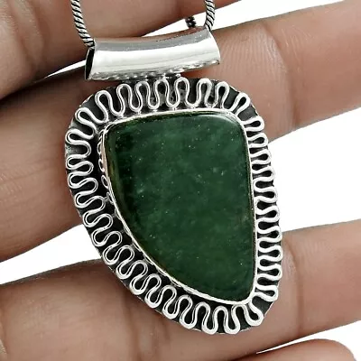 Natural Onyx Gemstone Jewelry 925 Sterling Silver Pendant Boho For Girls G3 • $35.65