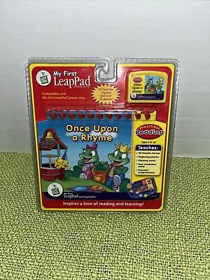 My First LeapPad Once Upon A Rhyme Preschool Reading Cartridge NEW • $8
