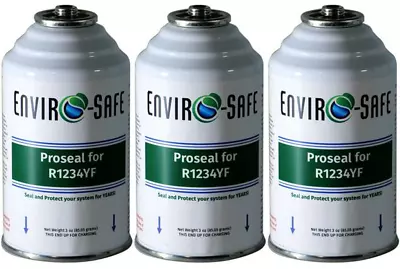 Refrigerant ProSeal For R1234yf EnviroSafe Sealant R1234 ProSeal 3 CANS • $51.99