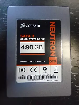 Corsair Neutron GTX SSD 480GB Laptop SATA 3 Hard Drive 99% Health • $6.50