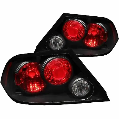 ANZO 221086 LED Halogen Taillights Assembly Black For 02-03 Mitsubishi Lancer • $203.95