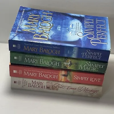 Historical Romance Books Bundle (Lot Of 4) By Mary Balogh • $8.97