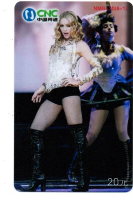 £1.75 • Buy China: Phone Card - Madonna Louise - Sexy Girl - US Singer/207