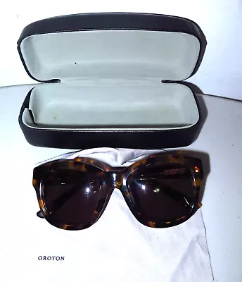Oroton Hand Made Adele 1403008 51-21 Tortoise Authentic Sunglasses • $50
