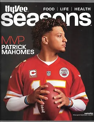 2019 Hy-Vee Super Market Seasons Magazine Patrick Mahomes Kansas City Chiefs MVP • $5.99