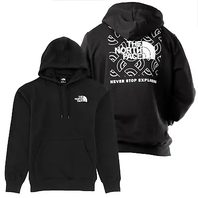 The North Face Mens Box NSE Pullover Hoodie Sweater -TNF Black Halfdome Outline • $59.99