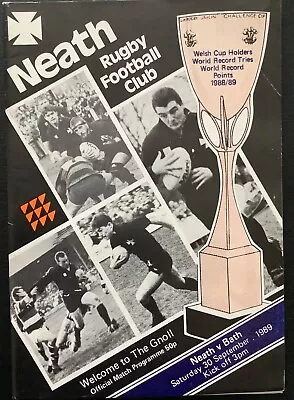 1989 NEATH V BATH Programme  • £1.99
