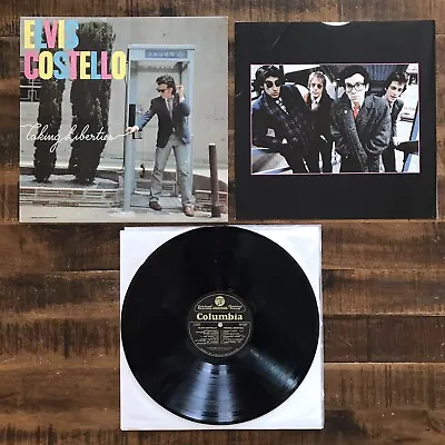 Elvis Costello Taking Liberties Orig US 1980 Press LP+Picture Inner Out Of Print • $14.99