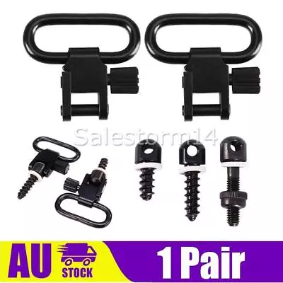 2pcs 1  Shotgun/Rifle Sling Mount Swivels QD Quick Release Detachable Bolt NEW • $15.15