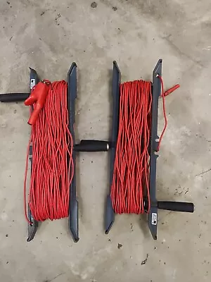 £60 • Buy RS Earth Testing Extension Wander Test Lead Reels 2No  1*50 Metre And 1*30 Metre