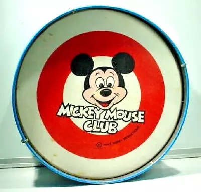 Vintage Noble & Cooley  Mickey Mouse Club Metal Drum © Walt Disney Productions • $12.85