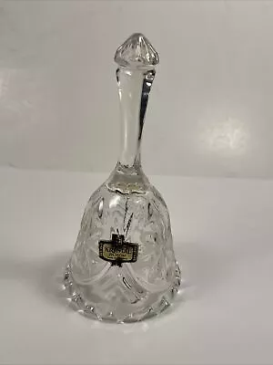 Vintage Lead Crystal Glass Bell By Zajecar Made In Yugoslavia Christmas • $16.41