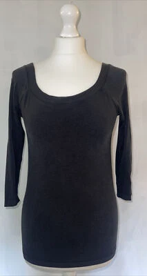 £10 • Buy Wolford Scoop Neck Ladies Top Black