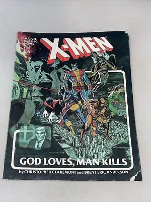 Marvel Graphic Novel #5 (Marvel 1982)  X-Men God Loves Man Kills 4th Printing • $24.95