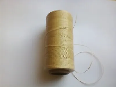 10 Metres Beige Wax Cotton Cord 0.8 Mm Macrame String Bracelet Necklace Sewing • £3.79