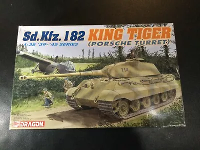 Sd.Kfz. 182 King Tiger Model Kit 1/35 (New) Dragon Porsche Turret • $46