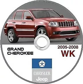 JEEP GRAND CHEROKEE WH-WK Series 2005-2009 Laredo - Limited Workshop Repair CD • $12.95