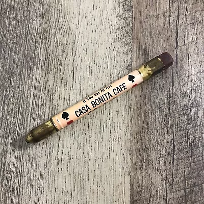 Vintage Bullet Pencil Advertising CASA BONITA CAFE Salina Kansas • $28