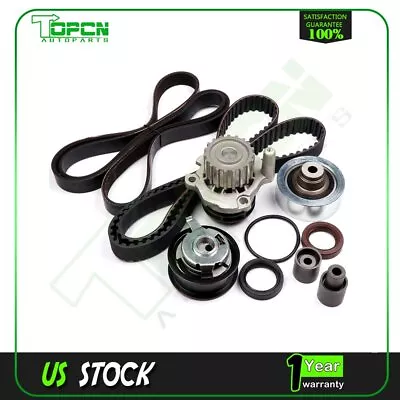 For 99-04 Jetta Golf Beetle TDI Timing Belt Kit Water Pump Metal Impeller ALH • $70.73