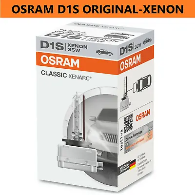 OSRAM Xenarc Classic D1S Standard 66140 Xenon Headlight Globe HID (Single) ADR • $78.99