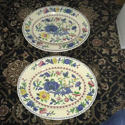 Masons Plantation Colonial / Regency Pattern Oval PLATTER 13.5 X 11”  X 2 • £35