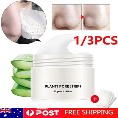 $3.80 • Buy LANBENA Blackhead Remover Cream Facial Nose Mask Plant Pore Strips Acne Peel Off