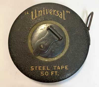 Vintage Lufkin  Universal  50 Ft. Steel  Tape Measure • $17.77